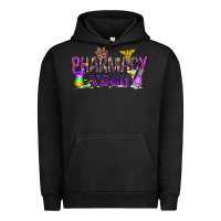 Pigment Black Pharmacy Tech Urban Hoodie - HowdyJamesFarm
