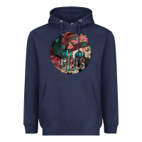Navy let's go girls Heavyweight Hoodie - Jasminsmagicworld
