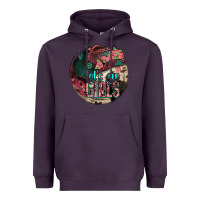 Plum let's go girls Heavyweight Hoodie - Jasminsmagicworld