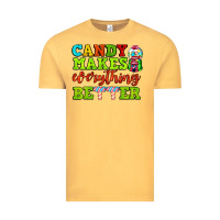 Vintage Mustard candy makes everything better Vintage Tee - AdoDesignShop