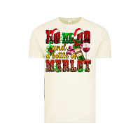 Vintage Arctic ho ho ho and a bottle of merlot Vintage Tee - AdoDesignShop
