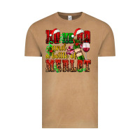 Vintage Camel ho ho ho and a bottle of merlot Vintage Tee - AdoDesignShop
