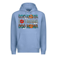 Colony Blue dog mama dog mama dog mama Premium Hoodie - texasbilliewilder