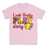 Bubblegum Pink Look Pretty Play Dirty Classic Tee - LillyAllenDesigns