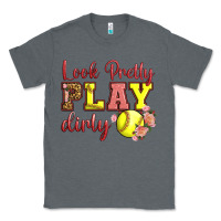 Charcoal Heather Look Pretty Play Dirty Classic Tee - LillyAllenDesigns