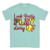 Seafoam Look Pretty Play Dirty Classic Tee - LillyAllenDesigns