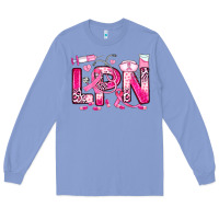 Colony Blue breast cancer lpn licensed practical nurse Long Sleeve Tee - JahusDesignShop