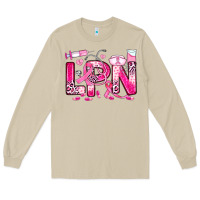 Mushroom breast cancer lpn licensed practical nurse Long Sleeve Tee - JahusDesignShop