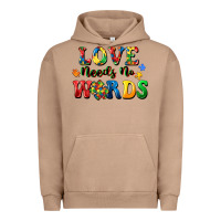 Pigment Burro Love needs no words Urban Hoodie - CowGirlArtShop