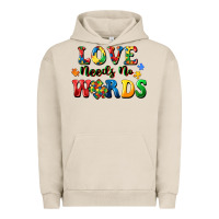 Pigment French Oak Love needs no words Urban Hoodie - CowGirlArtShop