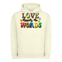 Pigment Pistachio Love needs no words Urban Hoodie - CowGirlArtShop
