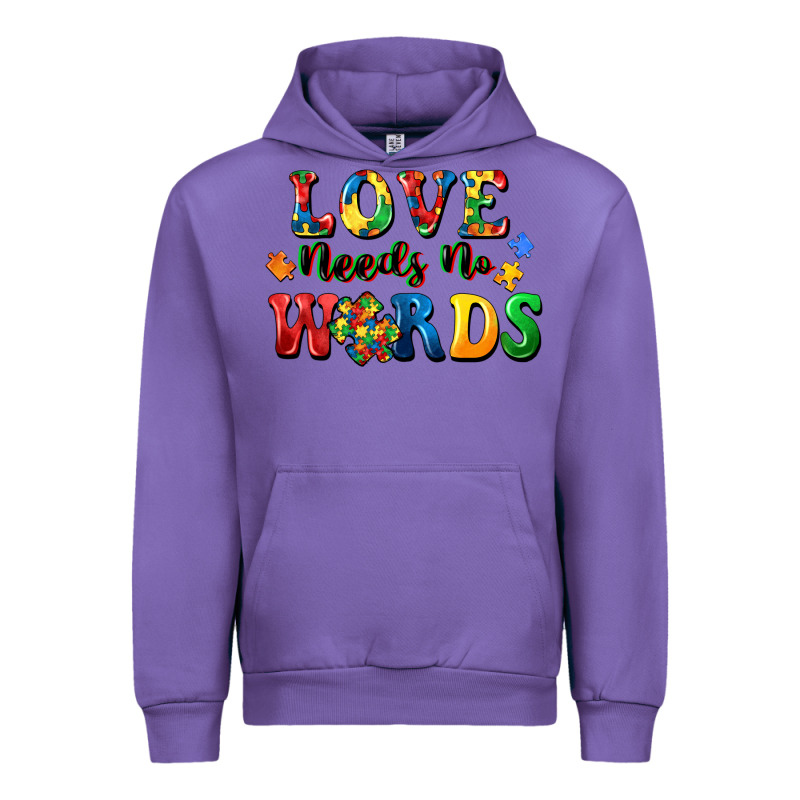 Love Needs No Words Urban Hoodie by CowGirlArtShop | Teevron