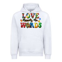 White Love needs no words Urban Hoodie - CowGirlArtShop