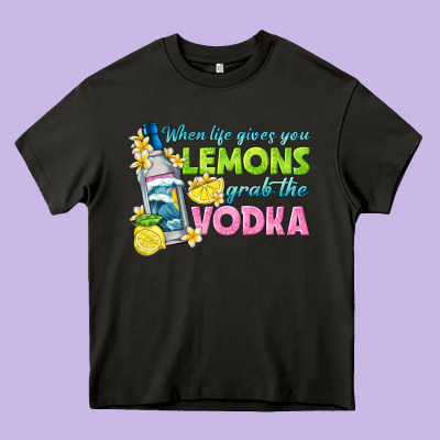 When Life Gives You Lemons Heavy Core Tee Designed By Texasbilliewilder