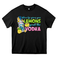 Black when life gives you lemons Heavy Core Tee - texasbilliewilder