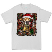 Dove Grey christmas heifer with leoard and cowhide Premium Tee - RanaPortraitStore