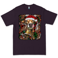 Plum christmas heifer with leoard and cowhide Premium Tee - RanaPortraitStore