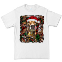 White christmas heifer with leoard and cowhide Premium Tee - RanaPortraitStore