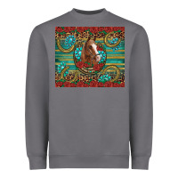 Storm western horse horseshoe roses gemstones glitter wooden Heavyweight Sweatshirt - Artiststas