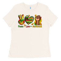 Peace Love Juneteenth Ladies Tee | Teevron