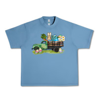 Pebble Blue easter hunt i̇n truck Urban Heavy Tee - AdoDesignShop