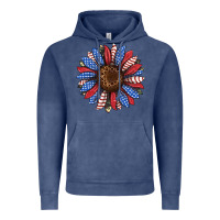 Vintage Denim usa flag camouflage sunflower Vintage Hoodie - JahusDesignShop