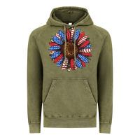 Vintage Olive usa flag camouflage sunflower Vintage Hoodie - JahusDesignShop