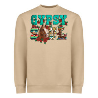 Mushroom western gypsy soul horse roses serape aztec leopard Heavyweight Sweatshirt - Artiststas