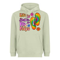 Matcha life is better in flip flops Heavyweight Hoodie - Jasminsmagicworld