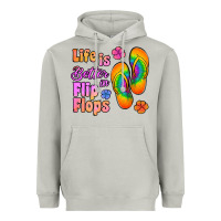 Moon Dust life is better in flip flops Heavyweight Hoodie - Jasminsmagicworld