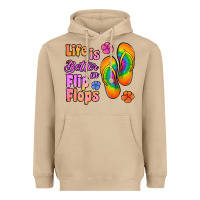 Mushroom life is better in flip flops Heavyweight Hoodie - Jasminsmagicworld
