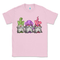 Bubblegum Pink easter gnomes spring Classic Tee - Jasminsmagicworld