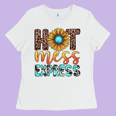 Hot Mess Express Ladies Tee Designed By Jahusdesignshop