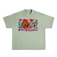 Oil Green love dachshunds Urban Heavy Tee - Artiststas