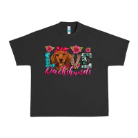Pigment Black love dachshunds Urban Heavy Tee - Artiststas