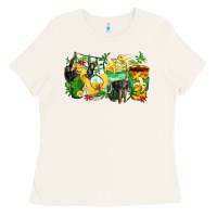 Bone monkey coffee cups Ladies Tee - Zillion Design Studio