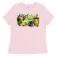 Monkey Coffee Cups Ladies Tee | Teevron