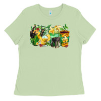 Matcha monkey coffee cups Ladies Tee - Zillion Design Studio