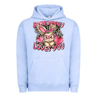 Pigment Grape Ice Somebunny loves you Easter Day Urban Hoodie - CowGirlArtShop