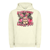 Pigment Pistachio Somebunny loves you Easter Day Urban Hoodie - CowGirlArtShop