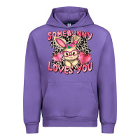 Tulip Somebunny loves you Easter Day Urban Hoodie - CowGirlArtShop