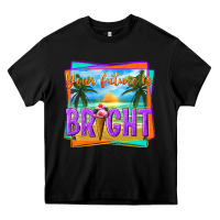 Black your future is bright Heavy Core Tee - texasbilliewilder