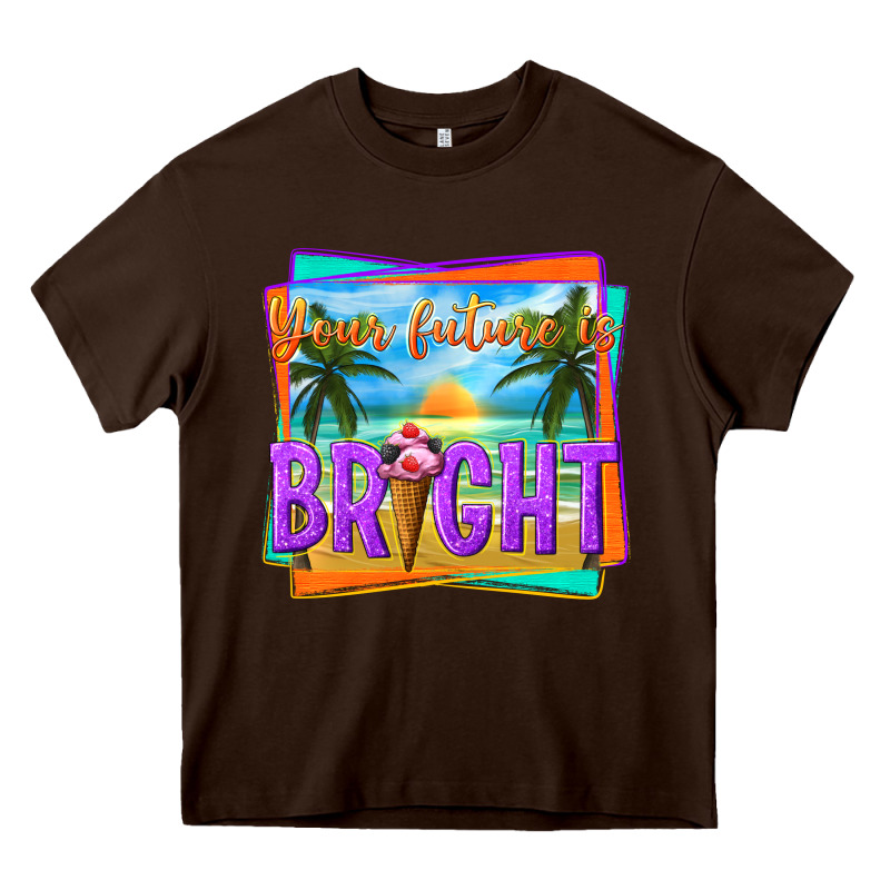 Your Future Is Bright Heavy Core Tee by texasbilliewilder | Teevron