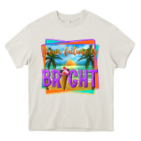 Cream your future is bright Heavy Core Tee - texasbilliewilder