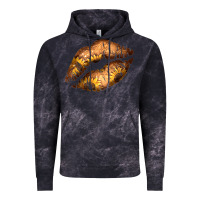 Cloud Black Western Sunflower Lips Vintage Hoodie - Bettercallsaul