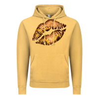 Vintage Mustard Western Sunflower Lips Vintage Hoodie - Bettercallsaul