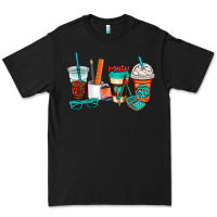 Black math teacher coffee cups Premium Tee - AdoDesignShop