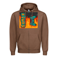 Chestnut gamer Zipper Hoodie - MaliasSmallBusiness
