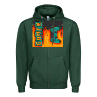 Sports Green gamer Zipper Hoodie - MaliasSmallBusiness