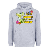 Heather Grey life is short make it salty Heavyweight Hoodie - Jasminsmagicworld